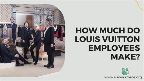 how much commission do louis vuitton employees make|Louis Vuitton jobs salary.